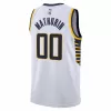 Indiana Pacers Bennedict Mathurin #00 2022/23 Swingman Jersey White for men - Association Edition - uafactory