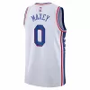 Philadelphia 76ers Tyrese Maxey #0 22/23 Swingman Jersey White for men - Association Edition - uafactory