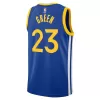 Men's Golden State Warriors Draymond Green #23 Royal Retro Jersey 22/23 - Icon Edition - uafactory