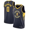 Indiana Pacers Tyrese Haliburton #0 2022/23 Swingman Jersey Navy for men - Association Edition - uafactory