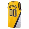 Indiana Pacers Bennedict Mathurin #00 2022/23 Swingman Jersey Yellow for men - Statement Edition - uafactory