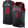 Chicago Bulls Zach LaVine #8 22/23 Swingman Jersey Black for men - Statement Edition - uafactory