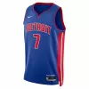 Detroit Pistons Killian Hayes #7 2022/23 Swingman Jersey Blue for men - Association Edition - uafactory