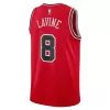 Zach LaVine #8 22/23 Swingman Jersey Red for men - Association Edition - uafactory