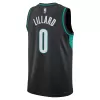 Portland Trail Blazers Damian Lillard #0 22/23 Swingman Jersey Black for men - City Edition - uafactory