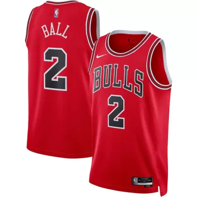 Chicago Bulls Lonzo Ball #2 22/23 Swingman Jersey Red for men - Association Edition - uafactory