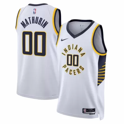 Indiana Pacers Bennedict Mathurin #00 2022/23 Swingman Jersey White for men - Association Edition - uafactory