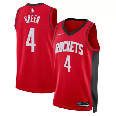 Houston Rockets Jalen Green #4 2022/23 Swingman Jersey Red for men - Association Edition - uafactory