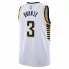 Indiana Pacers Chris Duarte #3 2022/23 Swingman Jersey White for men - Association Edition - uafactory