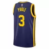 Men's Golden State Warriors Jordan Poole #3 Royal Retro Jersey 2022/23 - Statement Edition - uafactory