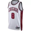 Chicago Bulls Zach LaVine #8 22/23 Swingman Jersey White for men - City Edition - uafactory