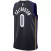 Indiana Pacers Tyrese Haliburton #0 2022/23 Swingman Jersey Navy for men - City Edition - uafactory