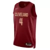 Cleveland Cavaliers Evan Mobley #4 22/23 Swingman Jersey Wine for men - Association Edition - uafactory