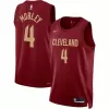 Cleveland Cavaliers Evan Mobley #4 22/23 Swingman Jersey Wine for men - Association Edition - uafactory