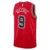 Chicago Bulls Nikola Vucevic #9 22/23 Swingman Jersey Red for men - Association Edition - uafactory