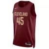 Cleveland Cavaliers Donovan Mitchell #45 2022/23 Swingman Jersey Wine for men - Association Edition - uafactory