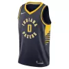 Indiana Pacers Tyrese Haliburton #0 2022/23 Swingman Jersey Navy for men - Association Edition - uafactory