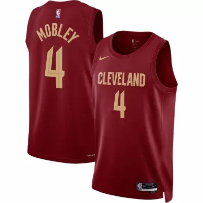 Cleveland Cavaliers Evan Mobley #4 22/23 Swingman Jersey Wine for men - Association Edition - uafactory