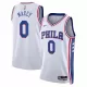 Philadelphia 76ers Tyrese Maxey #0 22/23 Swingman Jersey White for men - Association Edition - uafactory