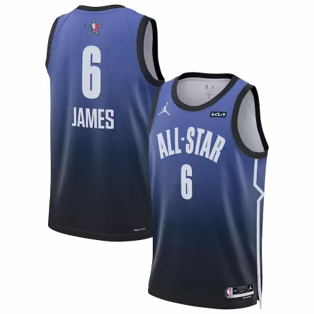 Los Angeles Lakers LeBron James #6 All-Star Game 2022/23 Swingman Jersey Blue for men - uafactory