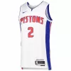 Detroit Pistons Cade Cunningham #2 2022/23 Swingman Jersey White for men - Association Edition - uafactory