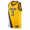 Indiana Pacers Chris Duarte #3 2022/23 Swingman Jersey Yellow for men - Statement Edition - uafactory