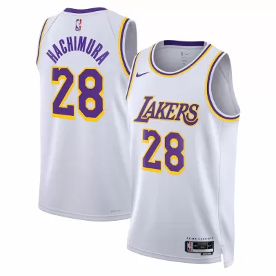 Los Angeles Lakers Rui Hachimura #28 2022/23 Swingman Jersey White for men - Association Edition - uafactory