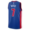 Detroit Pistons Killian Hayes #7 2022/23 Swingman Jersey Blue for men - Association Edition - uafactory