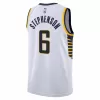 Indiana Pacers Lance Stephenson #6 2022/23 Swingman Jersey White for men - Association Edition - uafactory