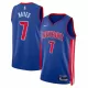 Detroit Pistons Killian Hayes #7 2022/23 Swingman Jersey Blue for men - Association Edition - uafactory