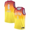 Los Angeles Lakers LeBron James #6 All-Star Game 2022/23 Swingman Jersey Orange for men - uafactory