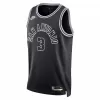 San Antonio Spurs Keldon Johnson #3 2022/23 Swingman Jersey Black for men - Classic Edition - uafactory