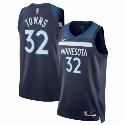 Minnesota Timberwolves Towns #32 2022/23 Swingman Jersey Navy for men - Association Edition - uafactory