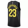 Utah Jazz Lauri Markkanen #23 2022/23 Swingman Jersey Black for men - Statement Edition - uafactory