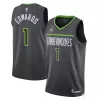 Minnesota Timberwolves Anthony Edwards #1 2022/23 Swingman Jersey Gray for men - Statement Edition - uafactory