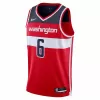 Washington Wizards Kristaps Porzingis #6 2022/23 Swingman Jersey Red for men - Association Edition - uafactory