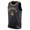 Toronto Raptors Scottie Barnes #4 2022/23 Swingman Jersey Black for men - City Edition - uafactory