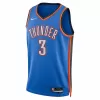 Oklahoma City Thunder Josh Giddey #3 2022/23 Swingman Jersey Blue for men - Association Edition - uafactory