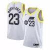 Utah Jazz Lauri Markkanen #23 2022/23 Swingman Jersey White for men - Association Edition - uafactory