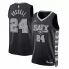 San Antonio Spurs Devin Vassell #24 2022/23 Swingman Jersey Black for men - Statement Edition - uafactory