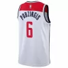 Washington Wizards Kristaps Porzingis #6 2022/23 Swingman Jersey White for men - Association Edition - uafactory