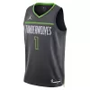 Minnesota Timberwolves Anthony Edwards #1 2022/23 Swingman Jersey Gray for men - Statement Edition - uafactory