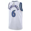 Washington Wizards Kristaps Porzingis #6 2022/23 Swingman Jersey White for men - Classic Edition - uafactory