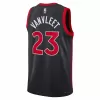 Toronto Raptors Fred VanVleet #23 2022/23 Swingman Jersey Black for men - Statement Edition - uafactory