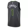 Minnesota Timberwolves Anthony Edwards #1 2022/23 Swingman Jersey Gray for men - Statement Edition - uafactory