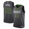 Minnesota Timberwolves Towns #32 2022/23 Swingman Jersey Gray for men - Statement Edition - uafactory