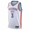 Oklahoma City Thunder Josh Giddey #3 2022/23 Swingman Jersey White for men - Association Edition - uafactory