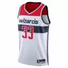 Washington Wizards Kyle Kuzma #33 2022/23 Swingman Jersey White for men - Association Edition - uafactory