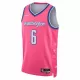 Washington Wizards Kristaps Porzingis #6 2022/23 Swingman Jersey Pink for men - City Edition - uafactory