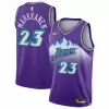 Utah Jazz Lauri Markkanen #23 2022/23 Swingman Jersey Purple for men - Classic Edition - uafactory